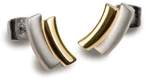 Boccia Titanium Pozlacené titanové náušnice 0561-02 + 2 měsíce na vrácení zboží