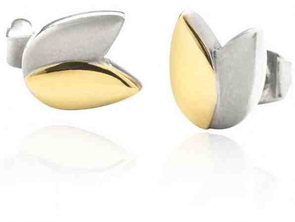 Boccia Titanium Pozlacené titanové náušnice 05036-02 + 2 měsíce na vrácení zboží