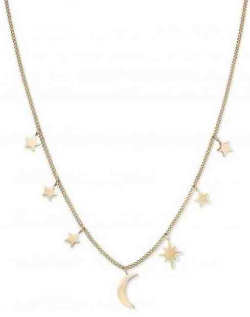 Rosefield Pozlacený náhrdelník Multi Stars and Moon MUSNG-J211 + 2 měsíce na vrácení zboží