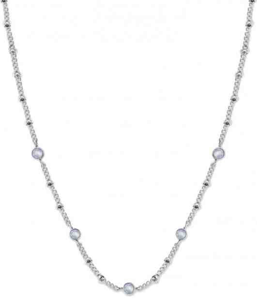 Rosefield Ocelový náhrdelník s opalizujícími krystaly Raye JCSCS-J265 + 2 měsíce na vrácení zboží
