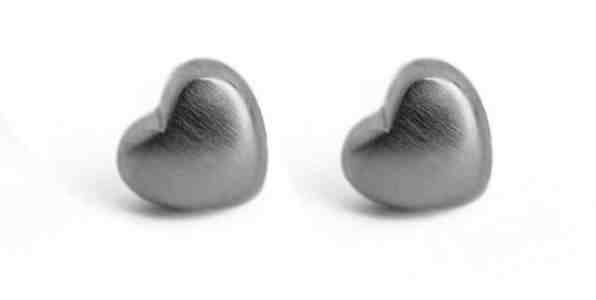 Vuch Jemné ocelové náušnice srdíčka Silver Sparkle + 2 měsíce na vrácení zboží