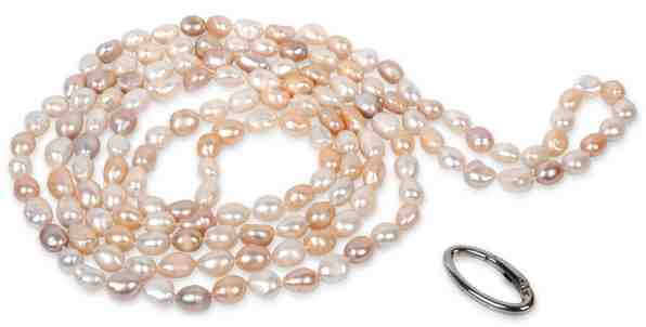 JwL Luxury Pearls Dlouhý náhrdelník z pravých multibarevných perel JL0140 + 2 měsíce na vrácení zboží