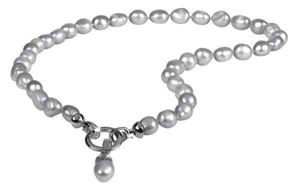 JwL Luxury Pearls Náhrdelník z pravých šedých perel JL0557 + 2 měsíce na vrácení zboží
