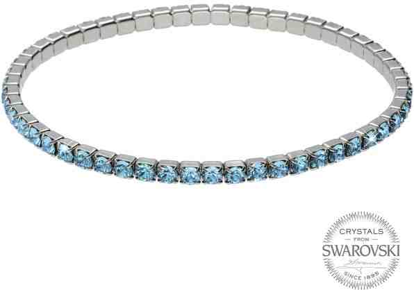 Levien Třpytivý náramek s modrými krystaly 1458725 + 2 měsíce na vrácení zboží