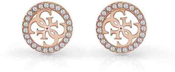 Guess Luxusní bronzové náušnice UBE78006 + 2 měsíce na vrácení zboží