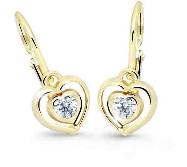 Cutie Jewellery Dětské srdíčkové náušnice C2752-10-X-1 červená + 2 měsíce na vrácení zboží