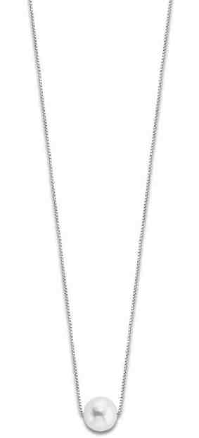 Lotus Style Elegantní ocelový náhrdelník s perličkou LS1999-1/1 + 2 měsíce na vrácení zboží