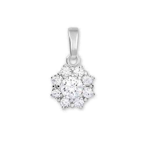 Brilio Silver Stříbrný přívěsek s krystalem 446 001 00314 04 - čirý + 2 měsíce na vrácení zboží