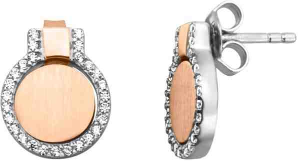 Esprit Stříbrné bicolor náušnice Fuse ESER00301200 + 2 měsíce na vrácení zboží