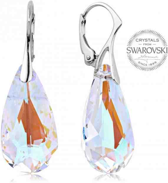 Levien Náušnice Drop Blue AB + 2 měsíce na vrácení zboží