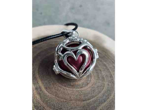 MUMMY BELL Dámský náhrdelník červená rolnička Spojení SC20 + 2 měsíce na vrácení zboží