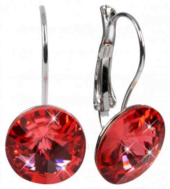 Levien Elegantní náušnice Rivoli Padparadscha + 2 měsíce na vrácení zboží