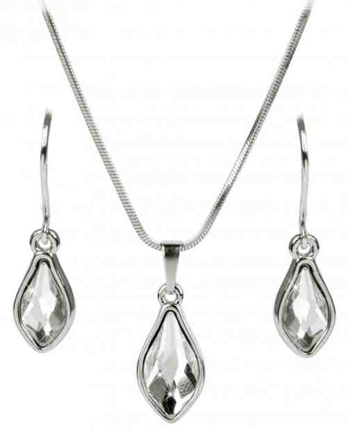 Levien Nadčasová sada náušnic a náhrdelníku Flame Crystal + 2 měsíce na vrácení zboží