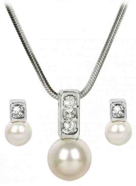 Levien Elegantní sada náhrdelníku a náušnic Pearl Caorle Cream + 2 měsíce na vrácení zboží