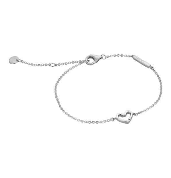 Esprit Stříbrný náramek se srdíčkem Melody ESBR00691117 + 2 měsíce na vrácení zboží