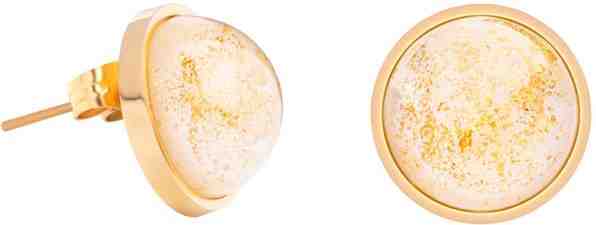 Preciosa Náušnice pecky se zlatavými křišťály Mays 7356Y50 + 2 měsíce na vrácení zboží