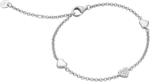 Esprit Něžný srdíčkový náramek se zirkony ESBR01411117 + 2 měsíce na vrácení zboží