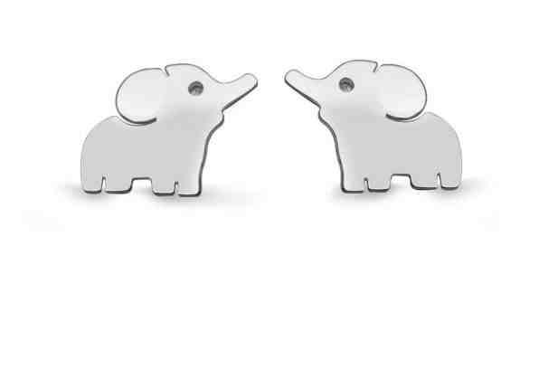 JVD Hravé stříbrné náušnice Slon SVLE0967XH20000 + 2 měsíce na vrácení zboží