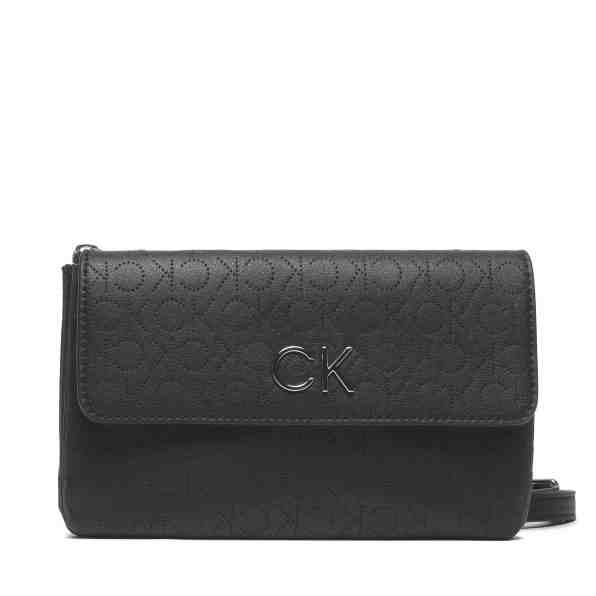 Calvin Klein Re-Lock Dbl Crossbody Bag Perf K60K609399