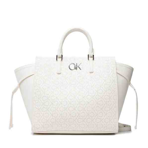 Calvin Klein Re-Lock Drawstring Tote Bag Perf K60K609126