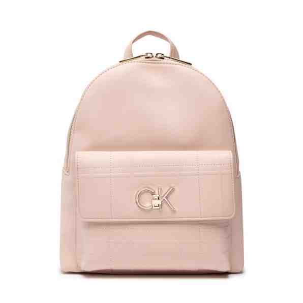 Calvin Klein Re-Lock Backpack With Flap Quilt K60K609626
