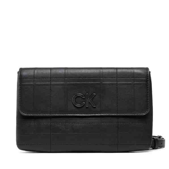 Calvin Klein Re-Lock Dbl Xbody W/Flap Quilt K60K609686