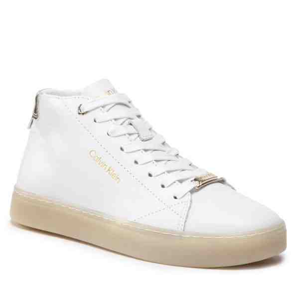 Calvin Klein Cupsole Unlined High Top-Lth HW0HW01052