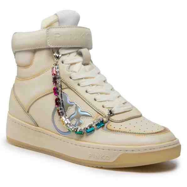 Pinko Charentes Basket Hi Sneaker AI 22-23 BLKS1 1H214N A08R