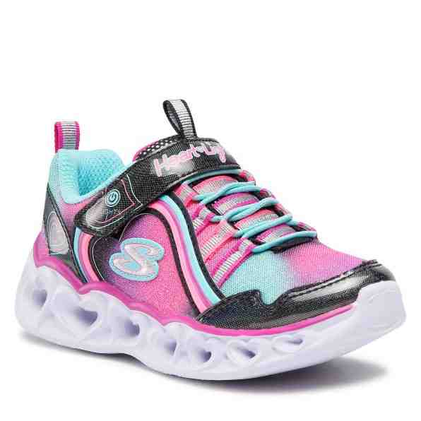 Skechers Rainbow Lux-Heart Lights 302308L/BKMT