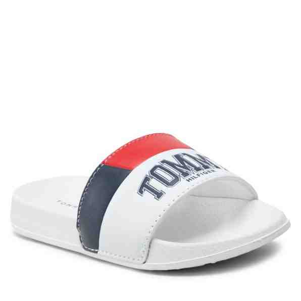 TOMMY HILFIGER Varsity Print Pool Slide T3B0-32274-1172 M