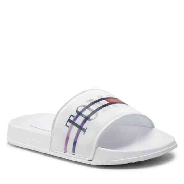 TOMMY HILFIGER Holographic Pool Slide T3B0-32276-1172 S