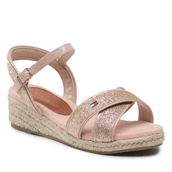 TOMMY HILFIGER Rope Wedge Sandal T3A7-32186-1380 M