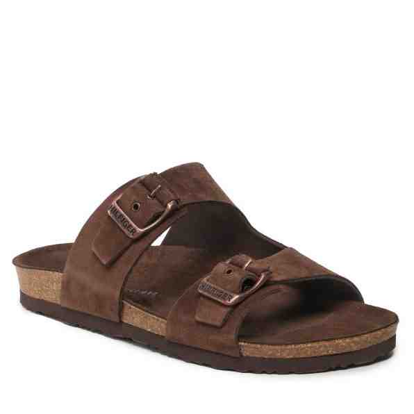 TOMMY HILFIGER Cork Suede Buckle Sandal FM0FM04367