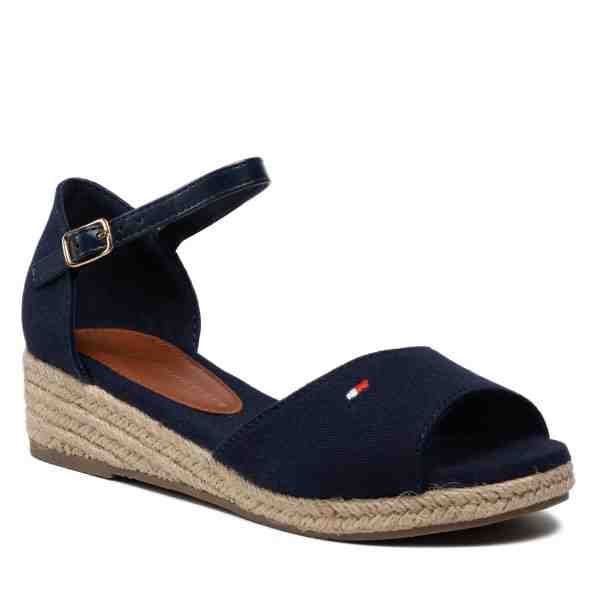 TOMMY HILFIGER Rope Wedge Sandal T3A7-32185-0048 M