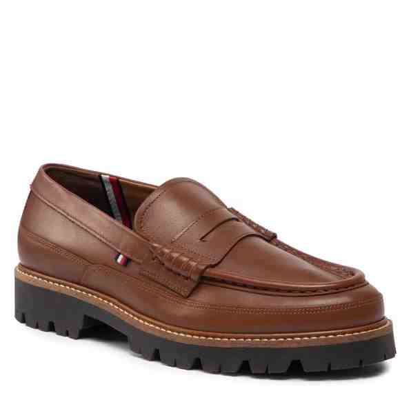 TOMMY HILFIGER Fashion Leather Loafer FM0FM04107