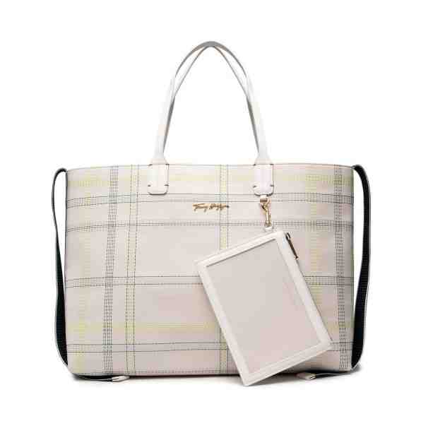 TOMMY HILFIGER Iconic Tommy Tote Check