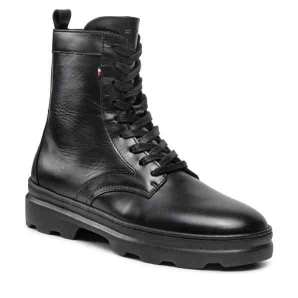 TOMMY HILFIGER Comfort Hilfiger Lth High Boot FM0FM04192