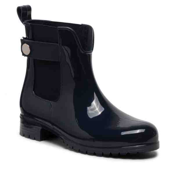 TOMMY HILFIGER Ankle Rainboot With Metal Detail FW0FW06777