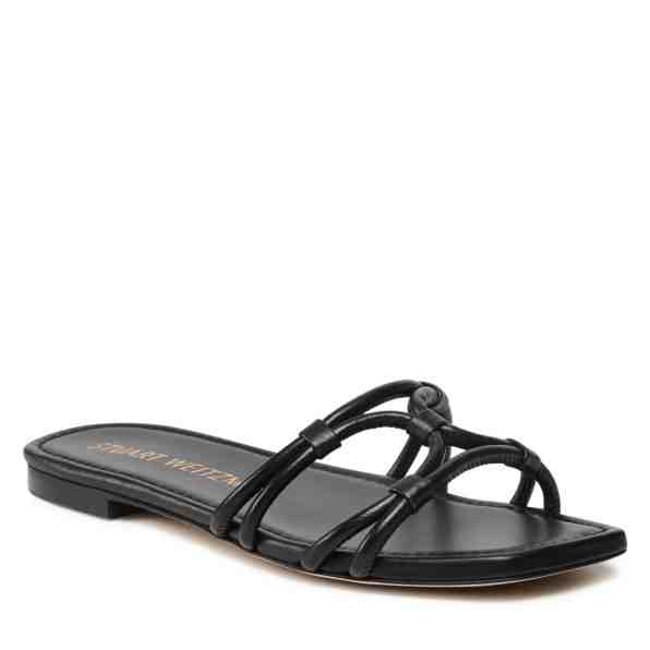 Stuart Weitzman Wovenknotslidesandal SA616