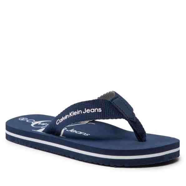 Calvin Klein Jeans Logo Print Flip Flop V3B8-80155-0058 M